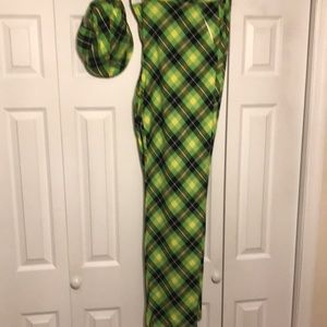 Royal & Awesome Tartan Golf Pants and Hat Combo